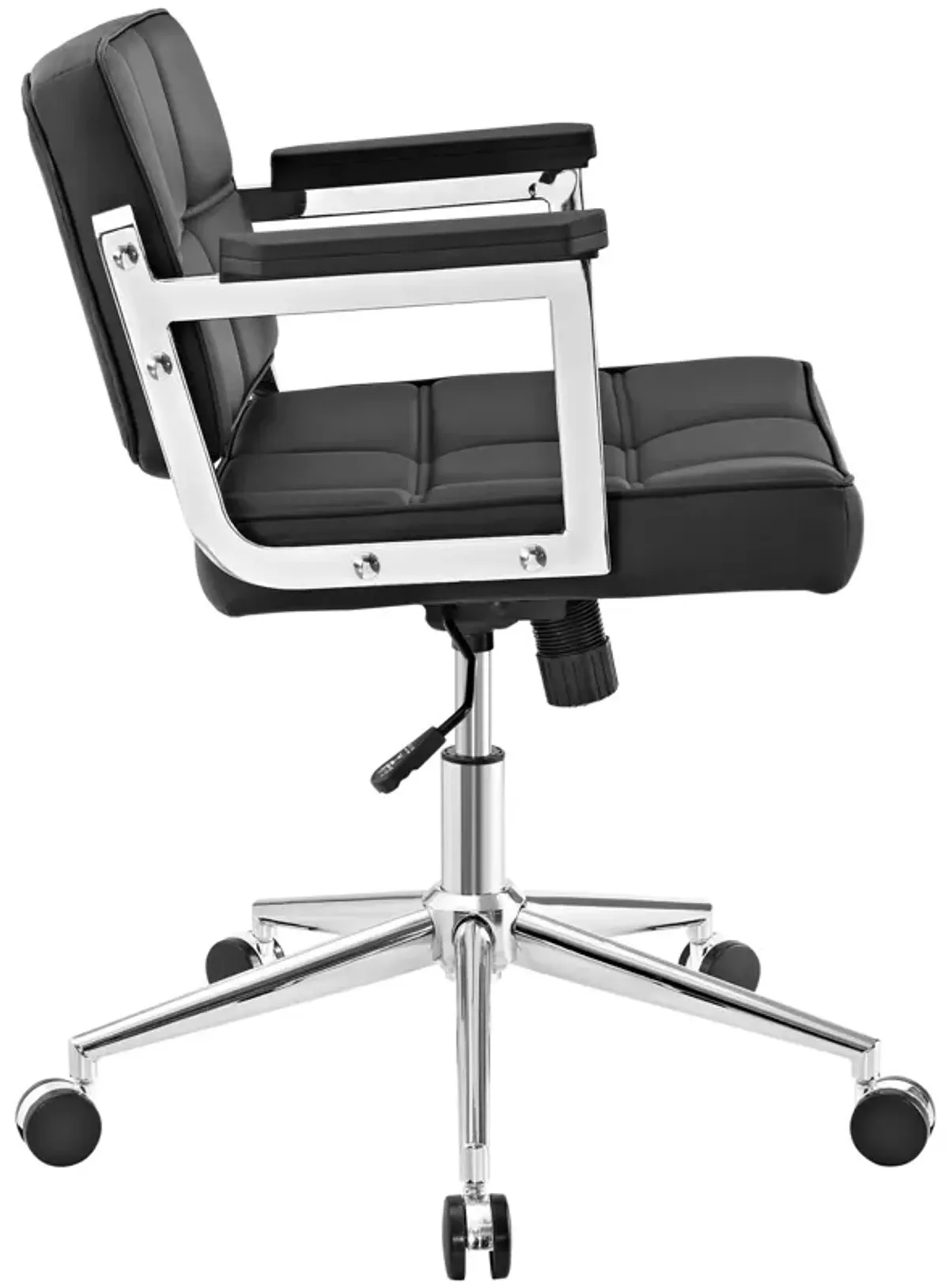 Modway Furniture - Portray Mid Back Upholstered Vinyl Office Chair