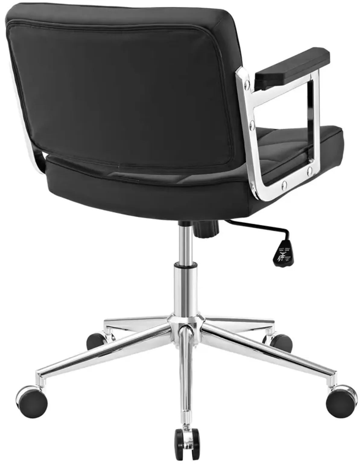 Modway Furniture - Portray Mid Back Upholstered Vinyl Office Chair