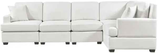 Merax Sectional Modular Sofa with 2 Tossing Cushions