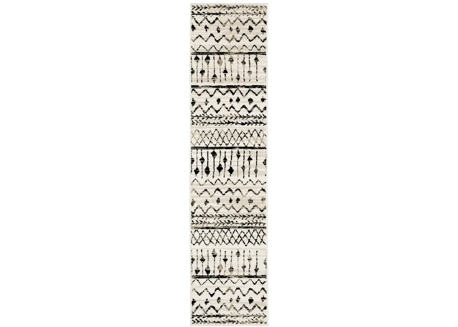 Georgia 1'10" x 7'6" Ivory Rug