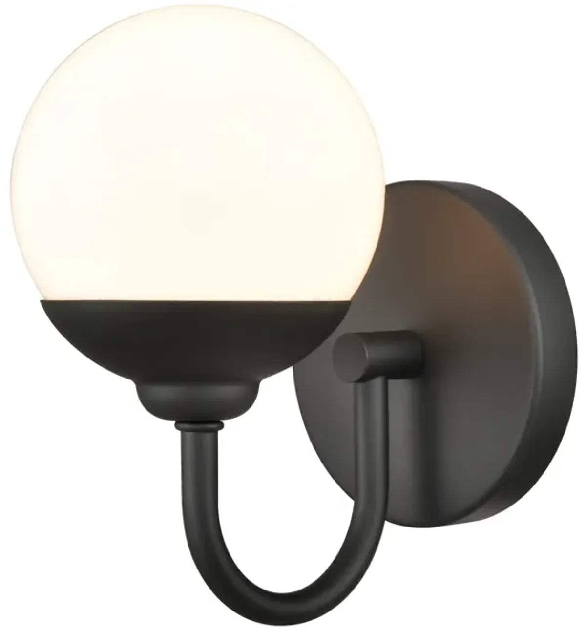 Fairbanks 8.5'' High 1-Light Sconce Matte Black