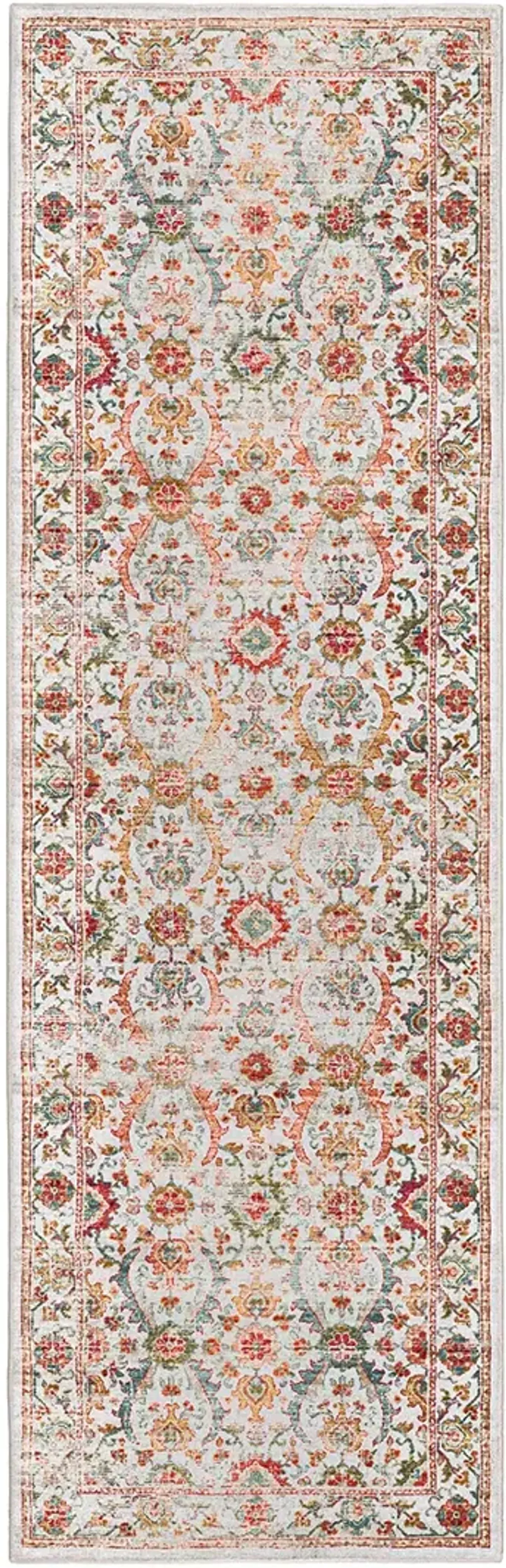 Jericho JC1 Ivory 2'6" x 12' Rug