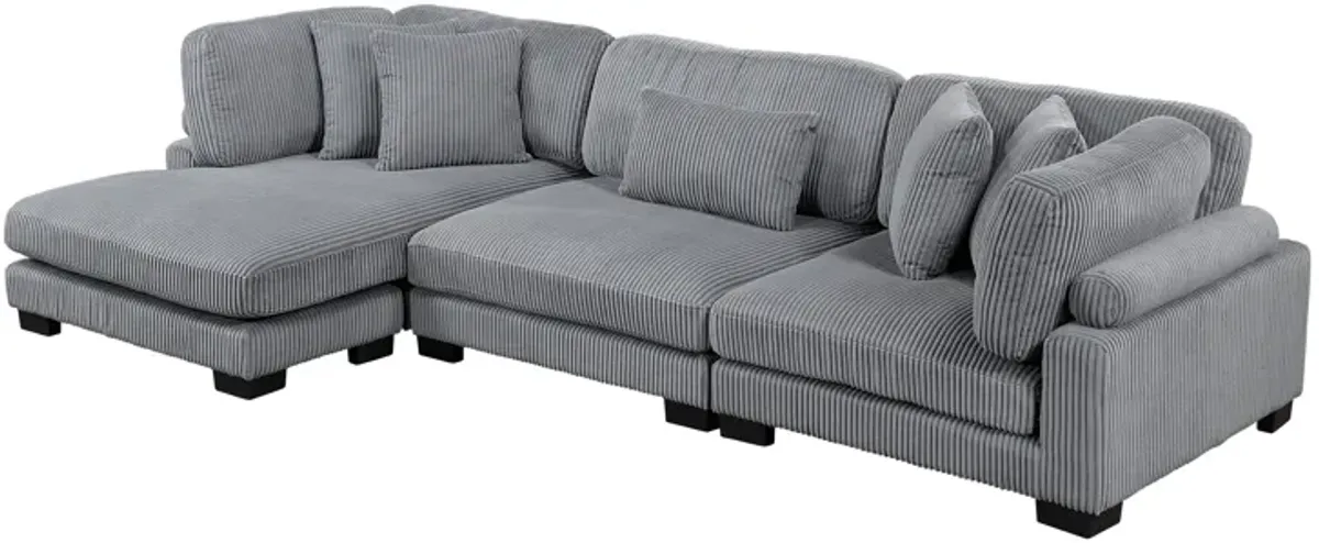 Traverse 3-Piece Sectional with Reversible Chaise