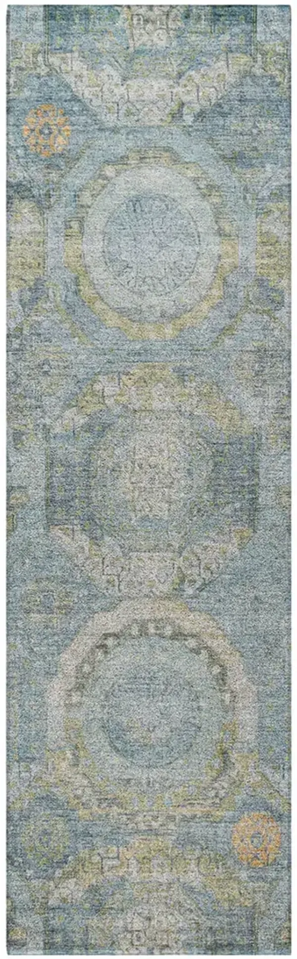 Tabrook TB14 Blue 2'3" x 7'6" Rug