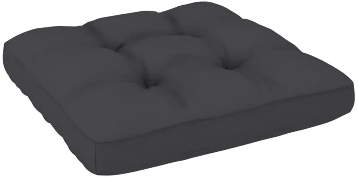 vidaXL Pallet Sofa Cushion Anthracite 27.6"x27.6"x4.7"