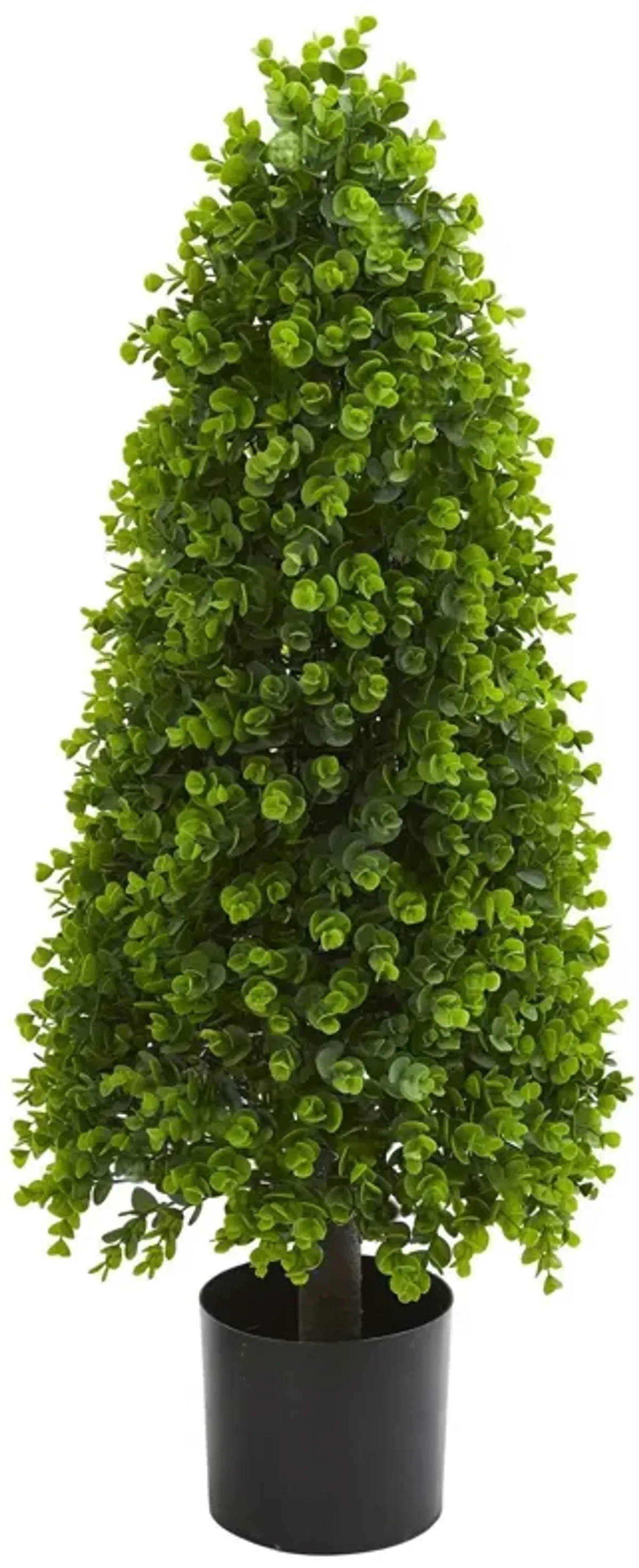 Nearly Natural 3-ft Eucalyptus Topiary Artificial Tree (Indoor/Outdoor)
