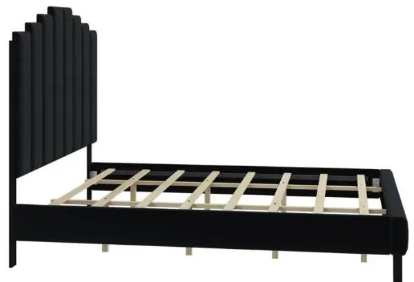 Pharsalia Tufted Upholstered Platform Bed With Headboard And Footboard 3