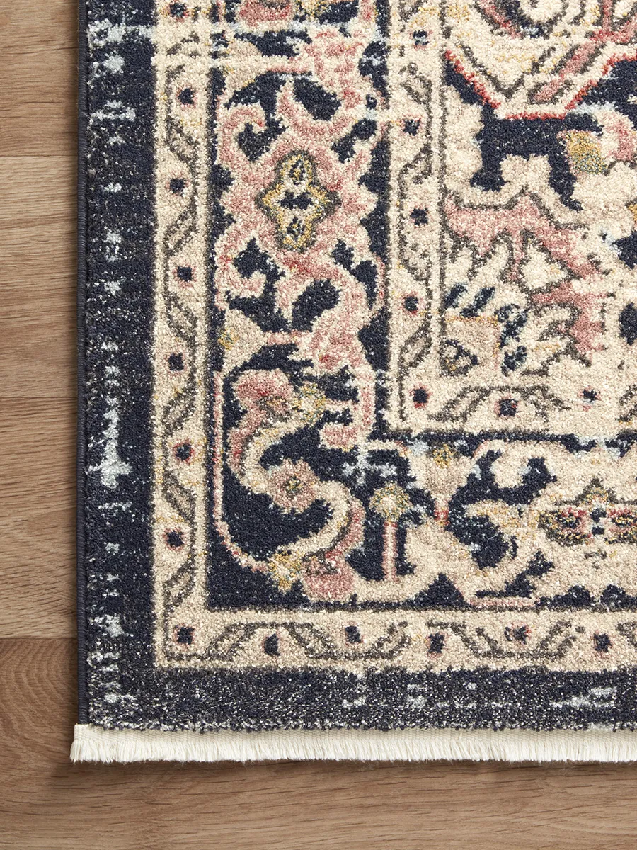 Graham Coral/Navy 9'6" x 12'6" Rug