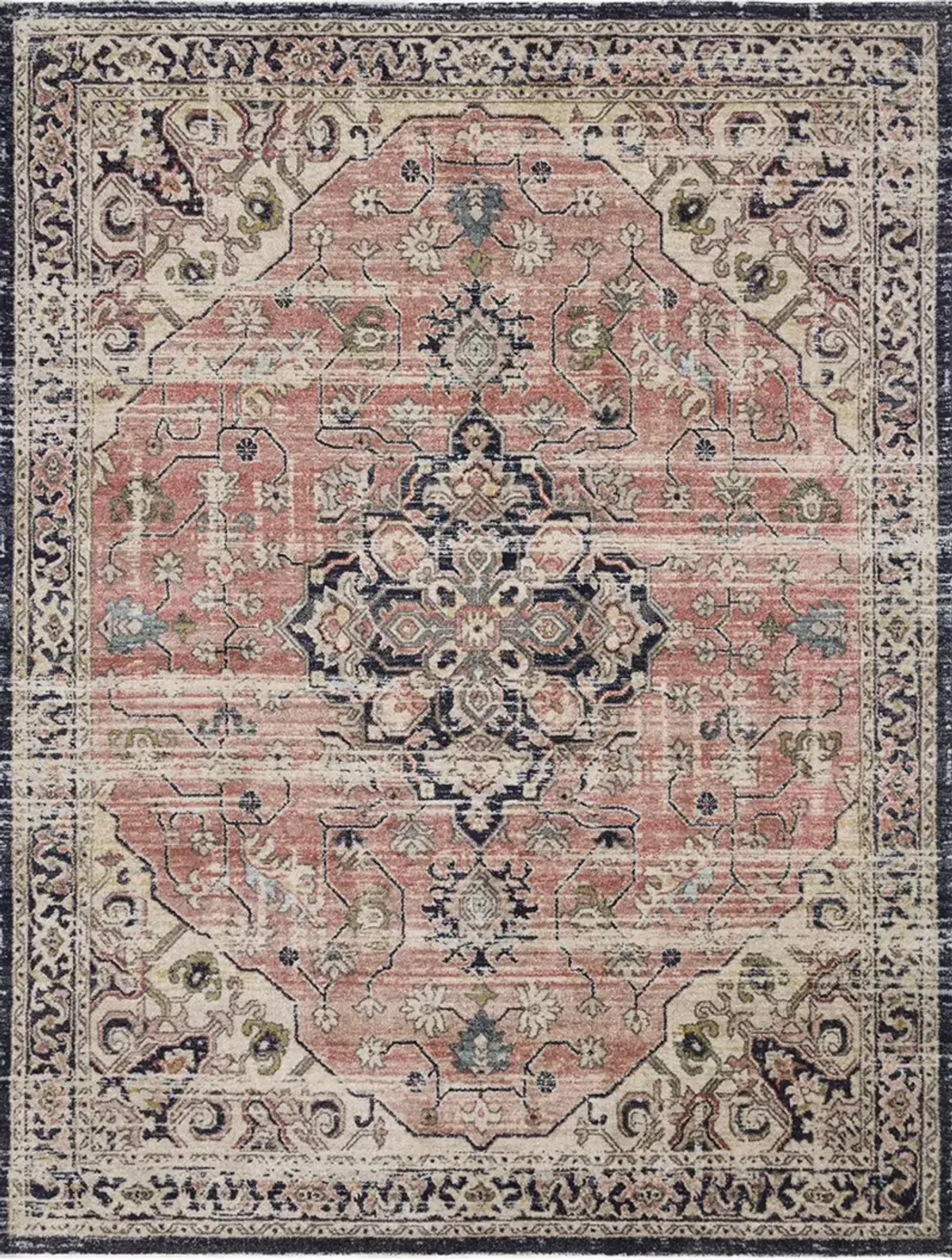 Graham Coral/Navy 9'6" x 12'6" Rug