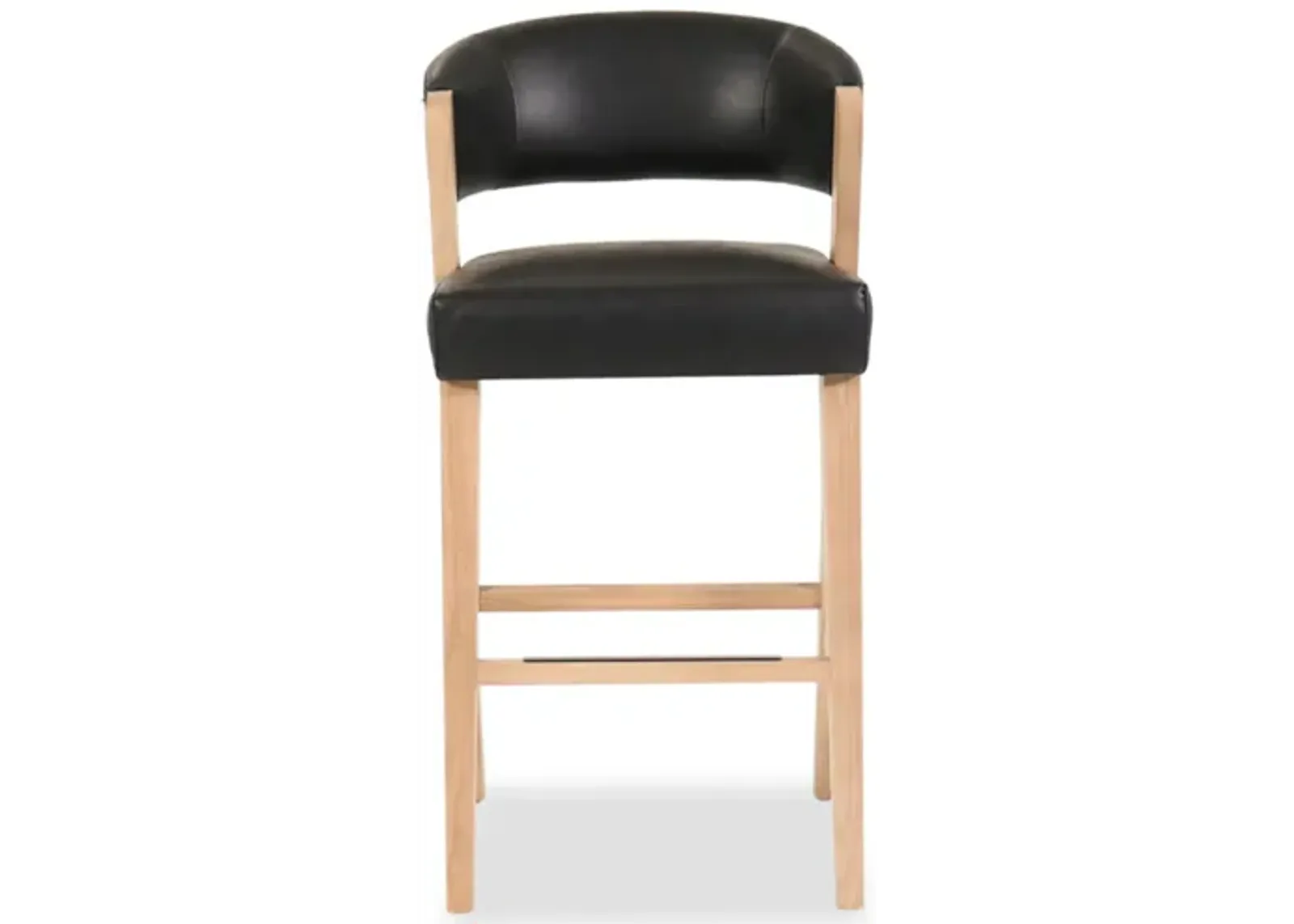 Wax Black Counter Stool