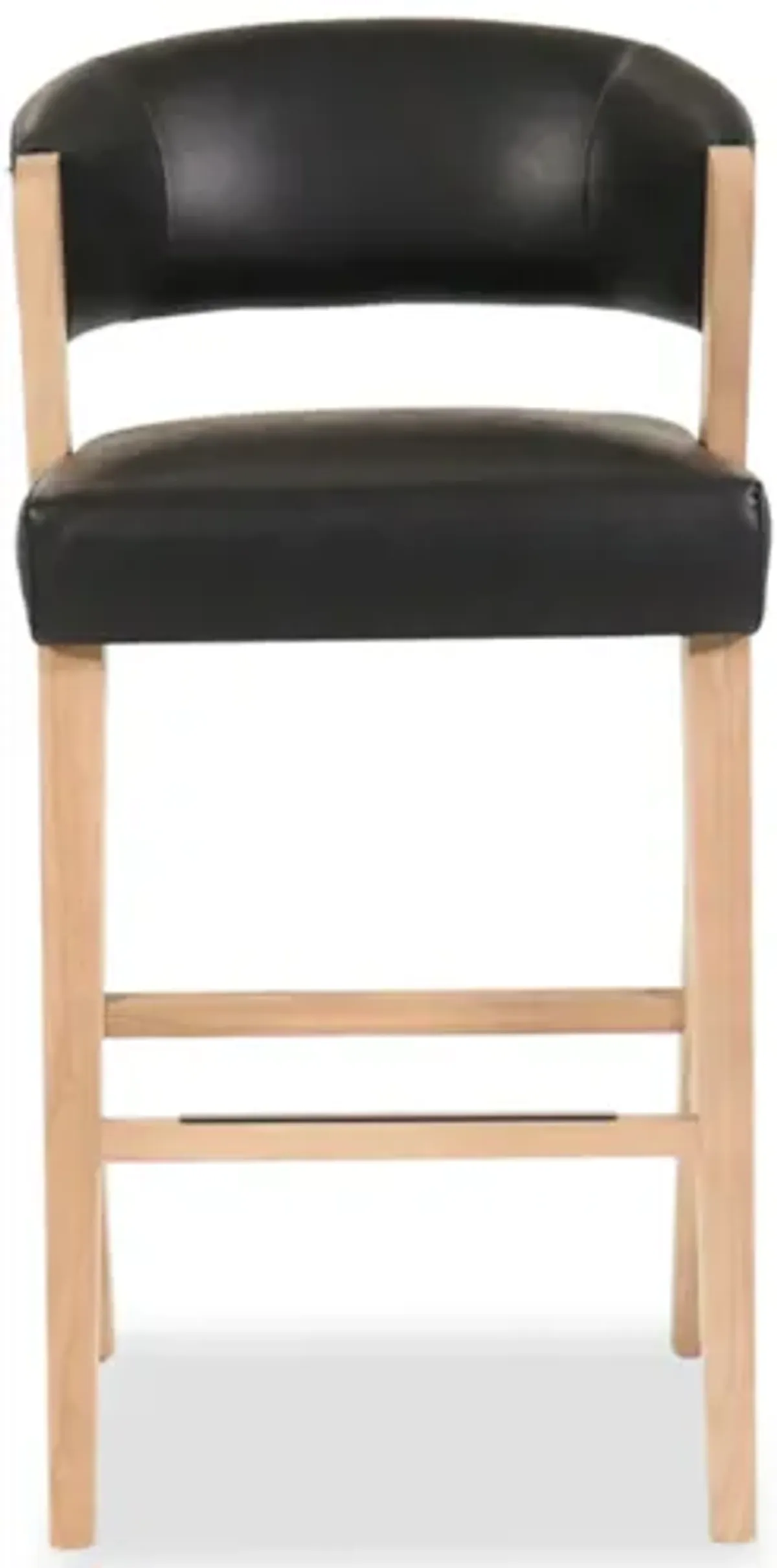 Wax Black Counter Stool