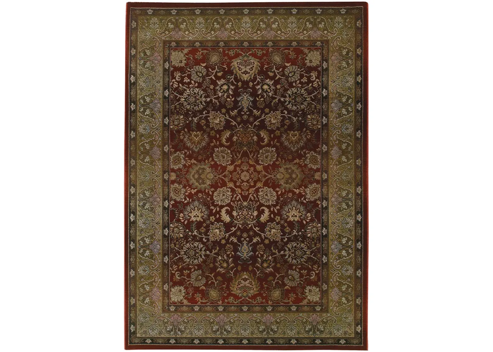 Generations 5'3" x 7'6" Red Rug