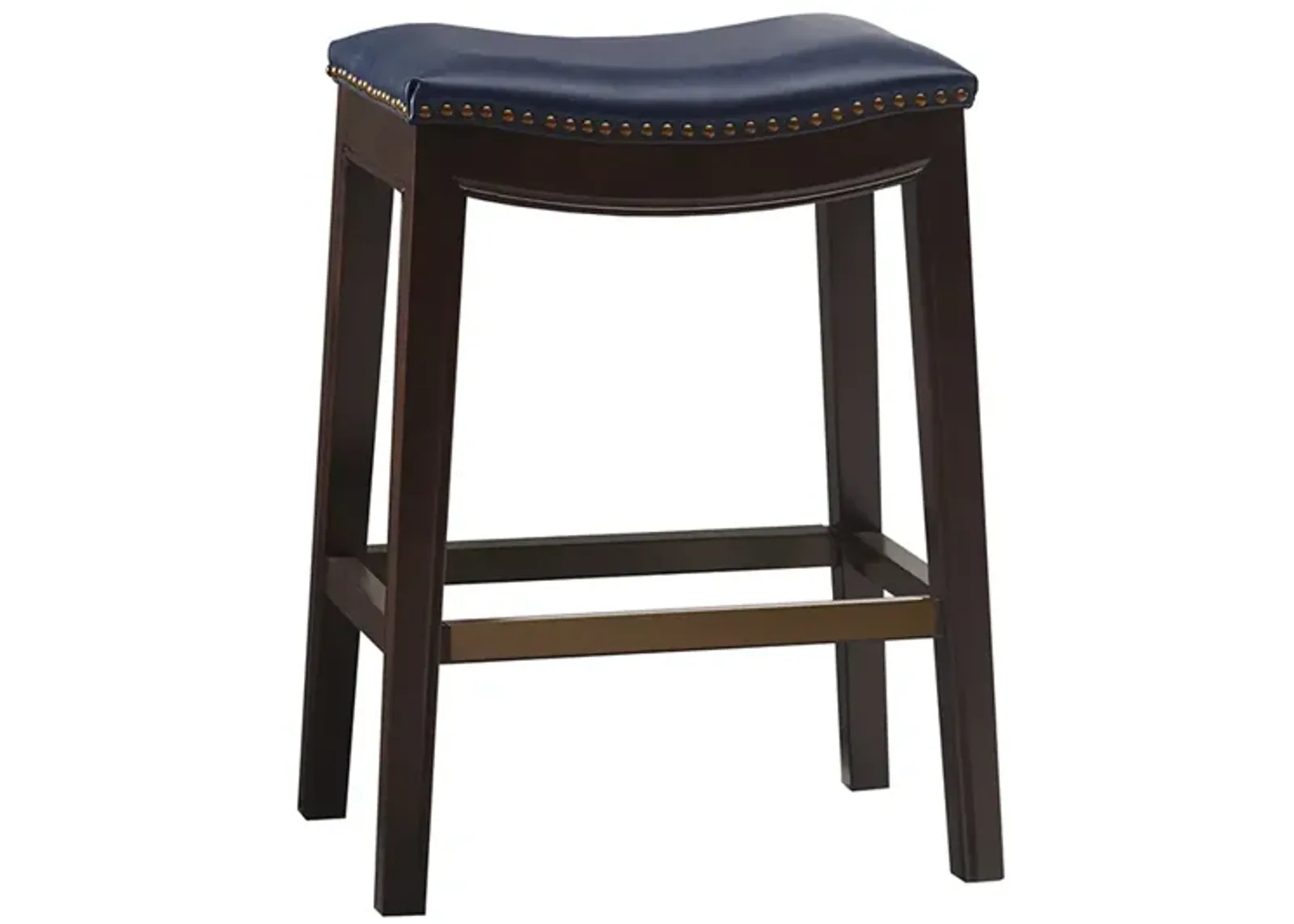 Gracie Mills Jerrell Modern Backless Saddle Counter Stool