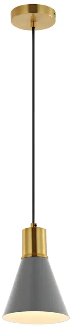 Gray/Brass Gold color