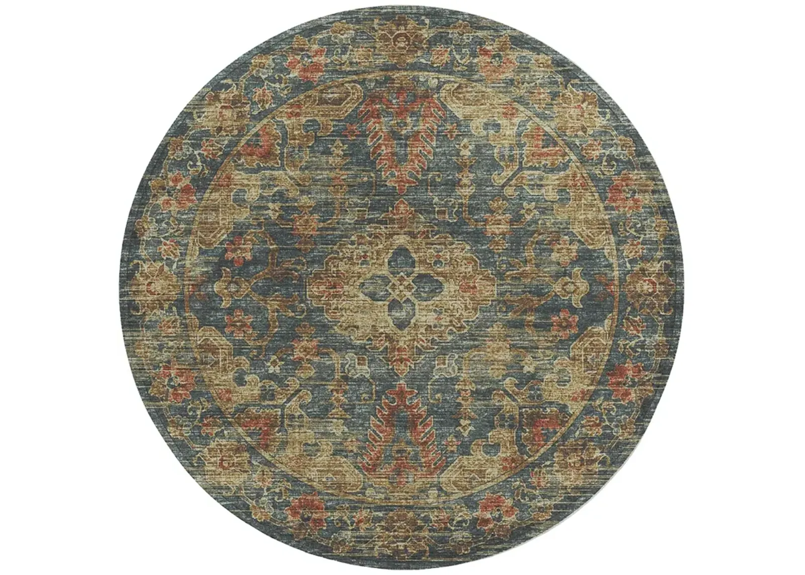 Tuscany TU13 Teal 6' Rug