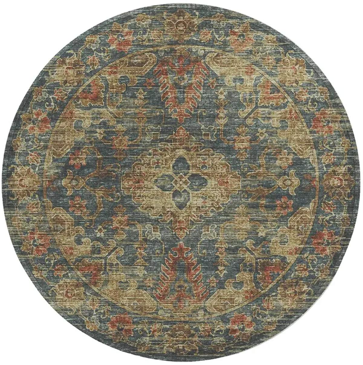 Tuscany TU13 Teal 6' Rug