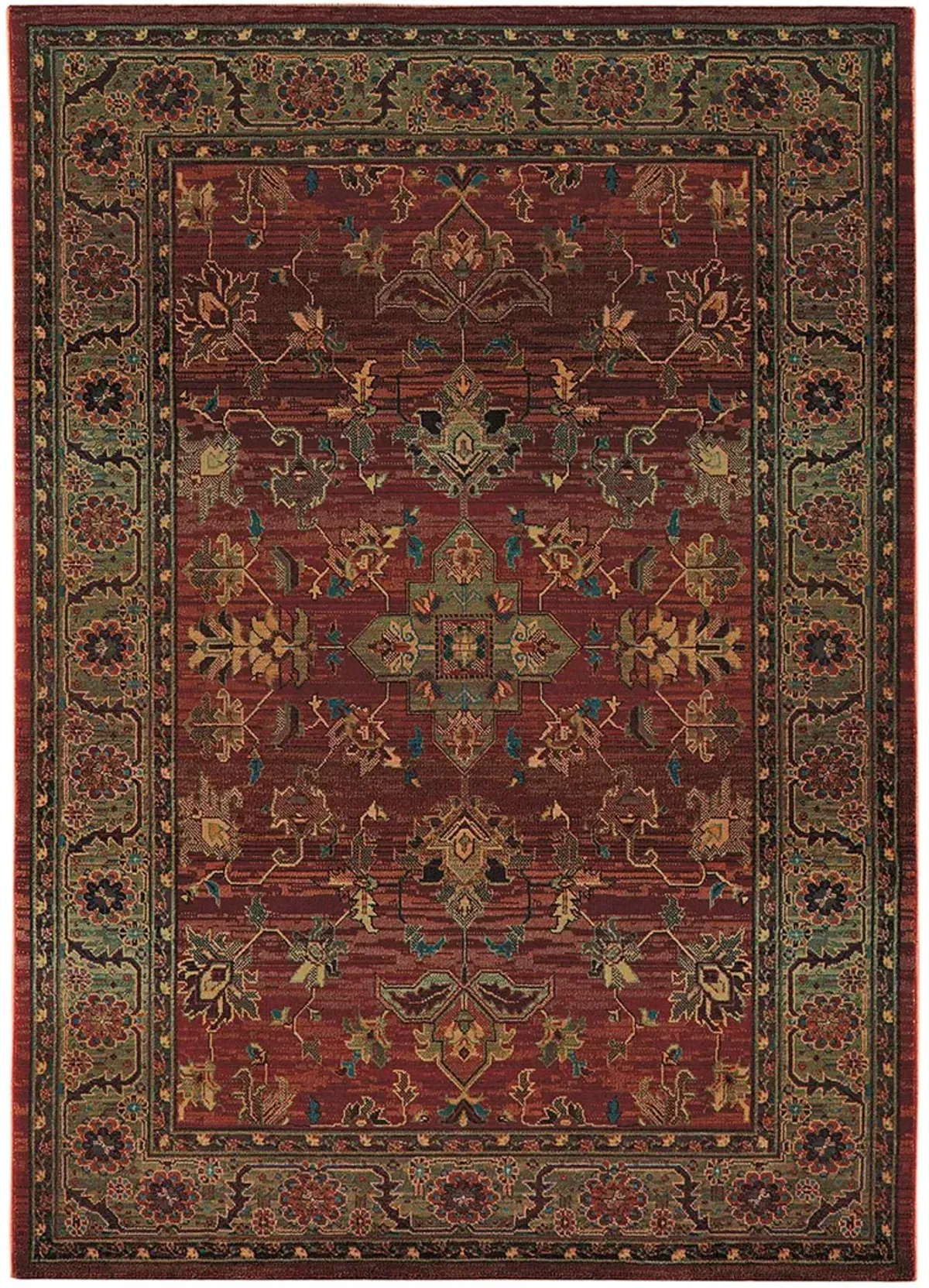 Kharma 9'9" x 12'2" Red Rug