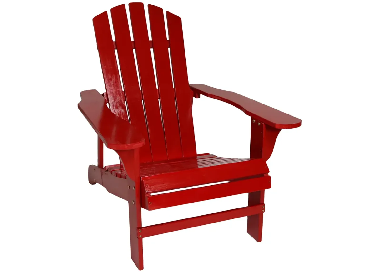 Sunnydaze Coastal Bliss Fir Wood Adirondack Chair