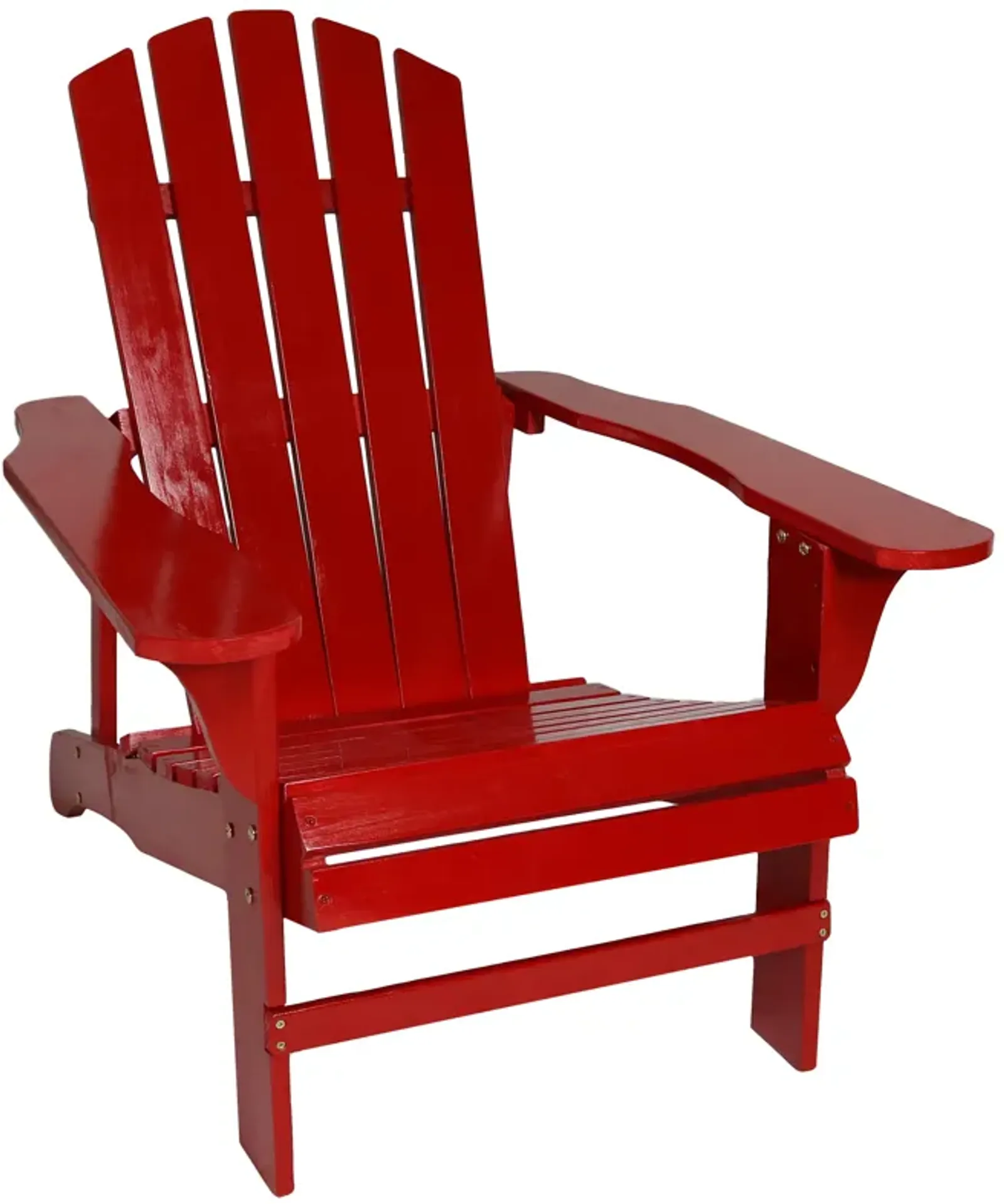 Sunnydaze Coastal Bliss Fir Wood Adirondack Chair