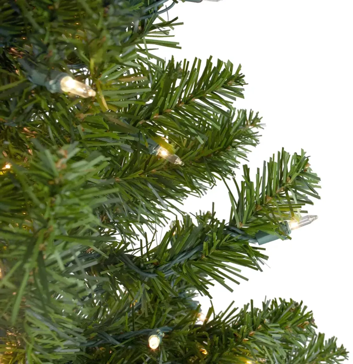 5' Pre-Lit Medium Canadian Pine Artificial Christmas Tree  Clear Lights