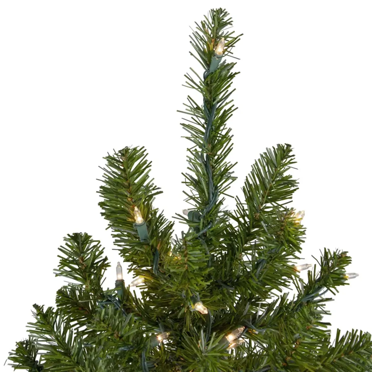 5' Pre-Lit Medium Canadian Pine Artificial Christmas Tree  Clear Lights