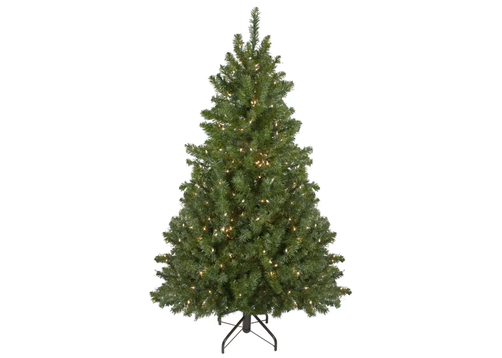 5' Pre-Lit Medium Canadian Pine Artificial Christmas Tree  Clear Lights