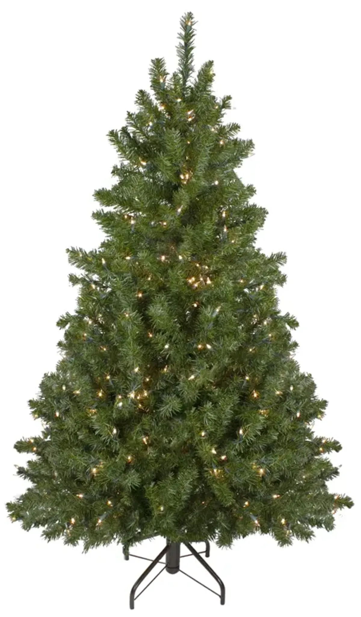 5' Pre-Lit Medium Canadian Pine Artificial Christmas Tree  Clear Lights