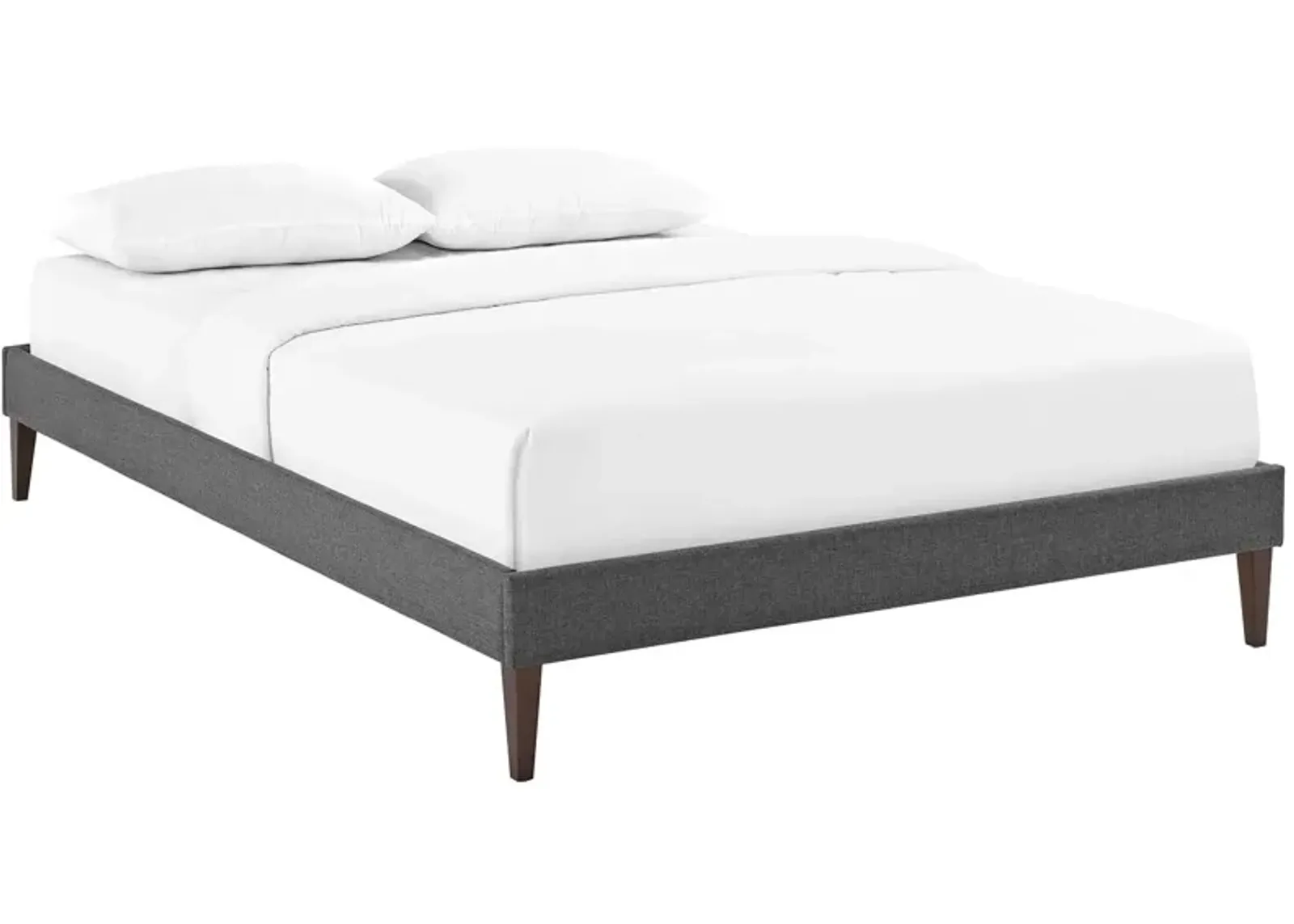 Modway - Tessie Full Fabric Bed Frame with Squared Tapered Legs