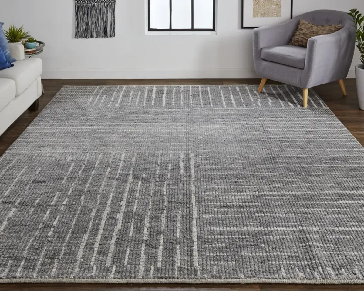 Alford 6913F Gray/Silver/Ivory 2' x 3' Rug