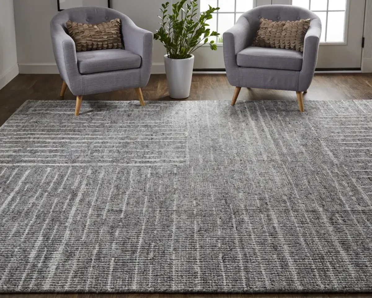 Alford 6913F Gray/Silver/Ivory 2' x 3' Rug