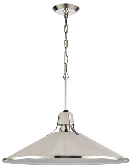 Danique 24'' Wide 1-Light Silver Pendant