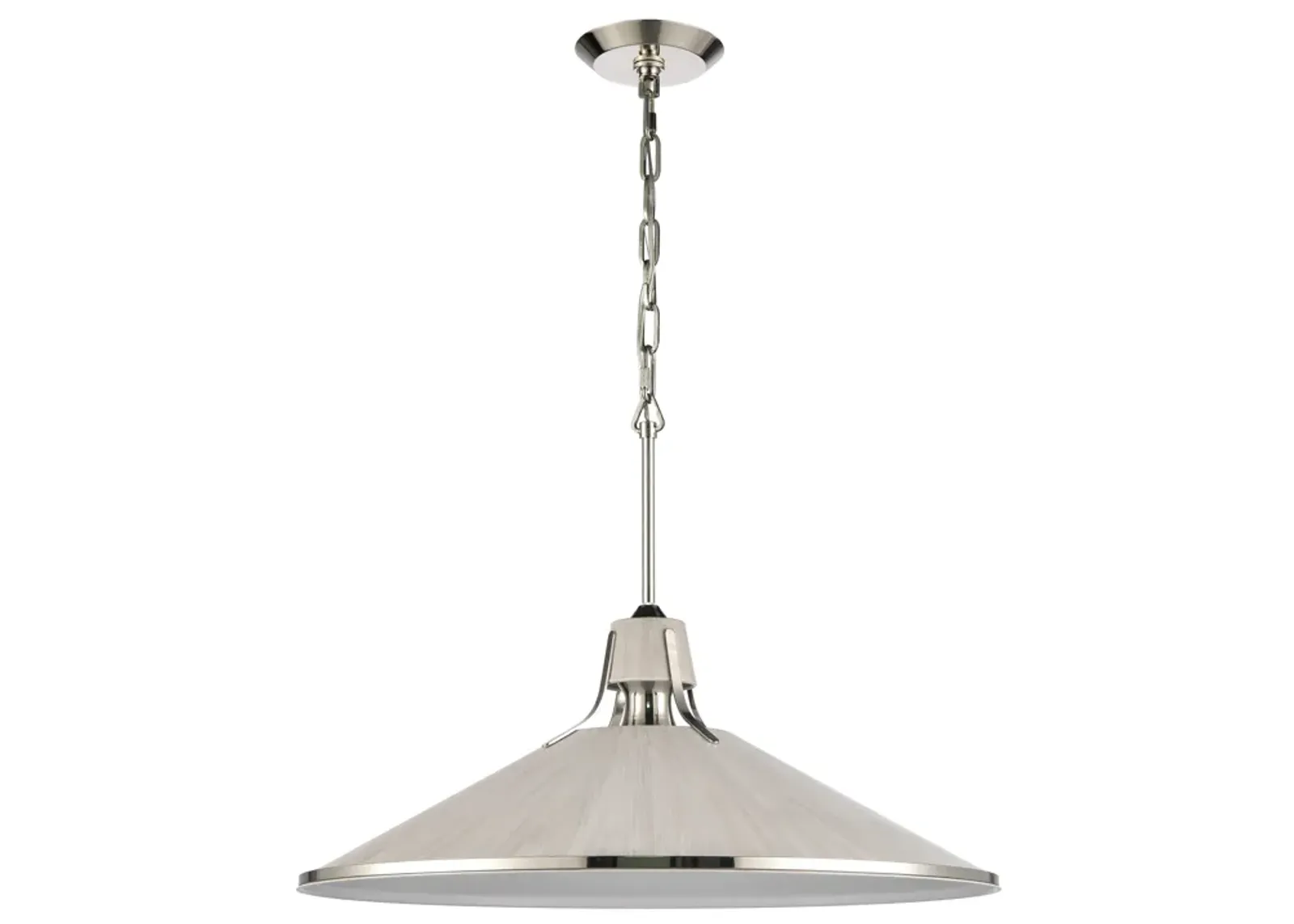 Danique 24'' Wide 1-Light Silver Pendant