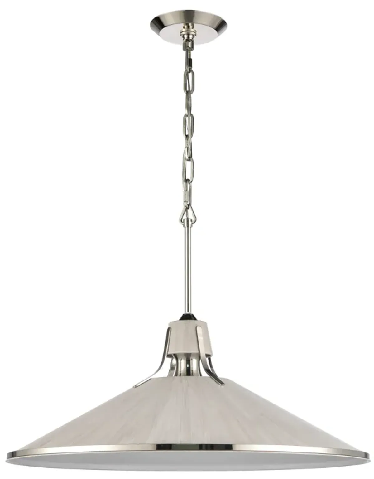 Danique 24'' Wide 1-Light Silver Pendant