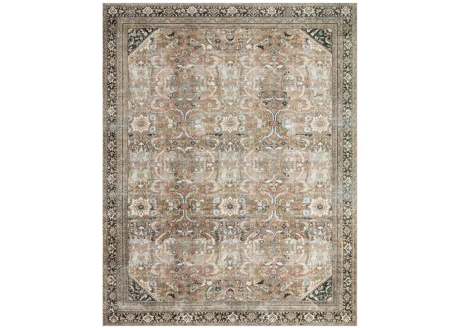 Wynter WYN02 Auburn/Multi 3'6" x 5'6" Rug