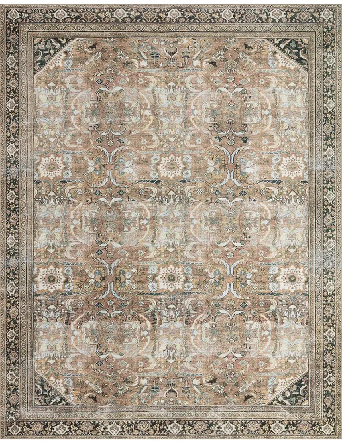 Wynter WYN02 Auburn/Multi 3'6" x 5'6" Rug