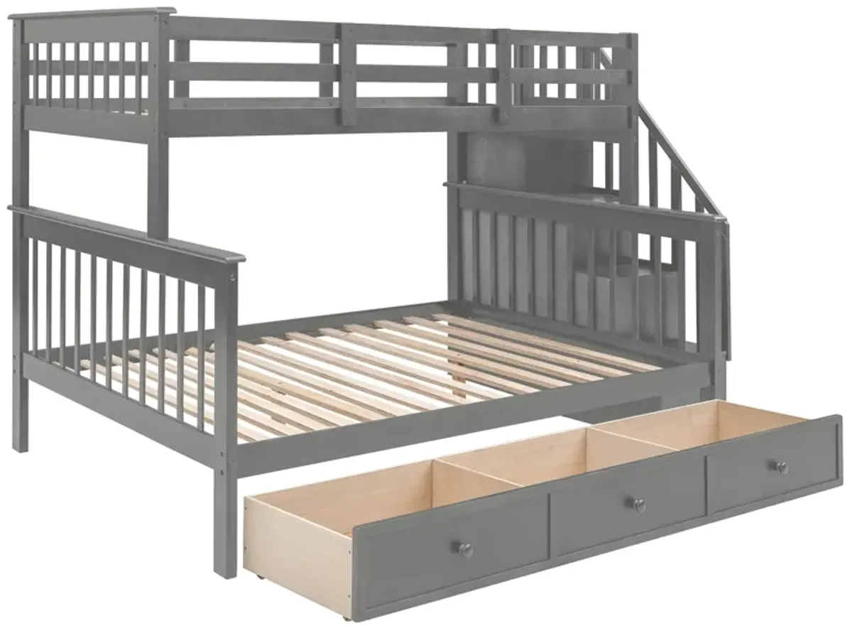 Merax Bunk Bed with Drawers