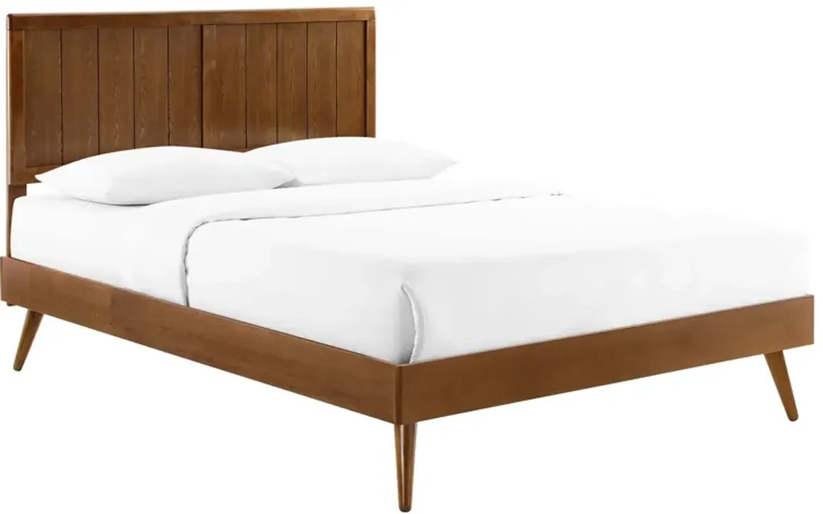 Modway - Alana Full Wood Platform Bed With Splayed Legs