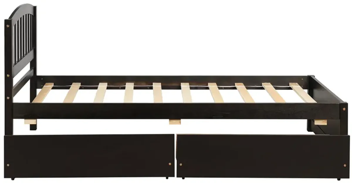 Merax Platform Bed with Two Drawers