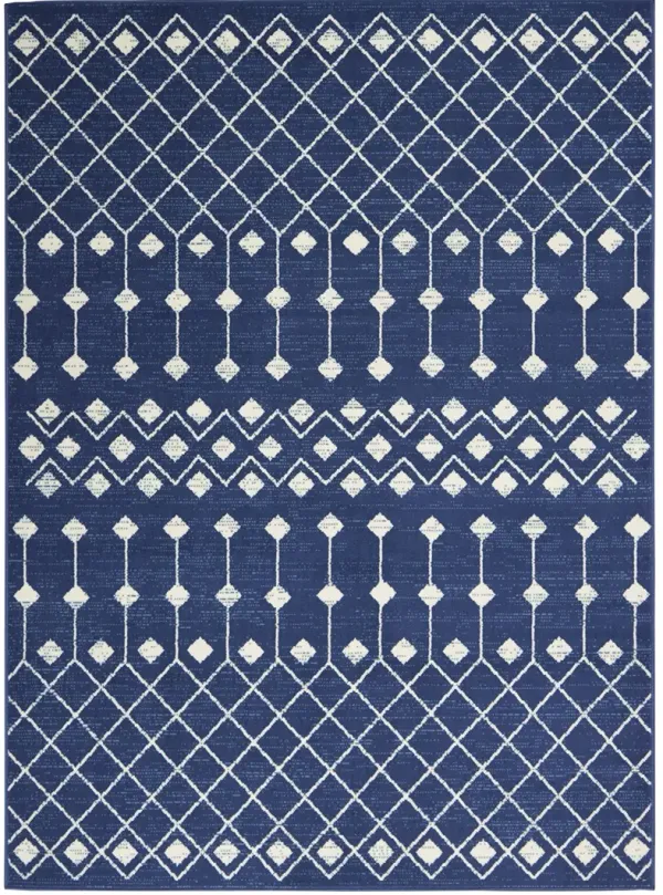 Grafix GRF37 Navy 5'3" x 7'3" Rug