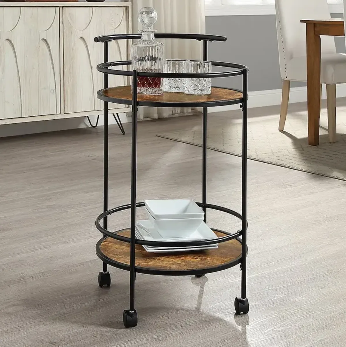 Convenience Concepts Designs2Go Charlie Serving Bar Cart