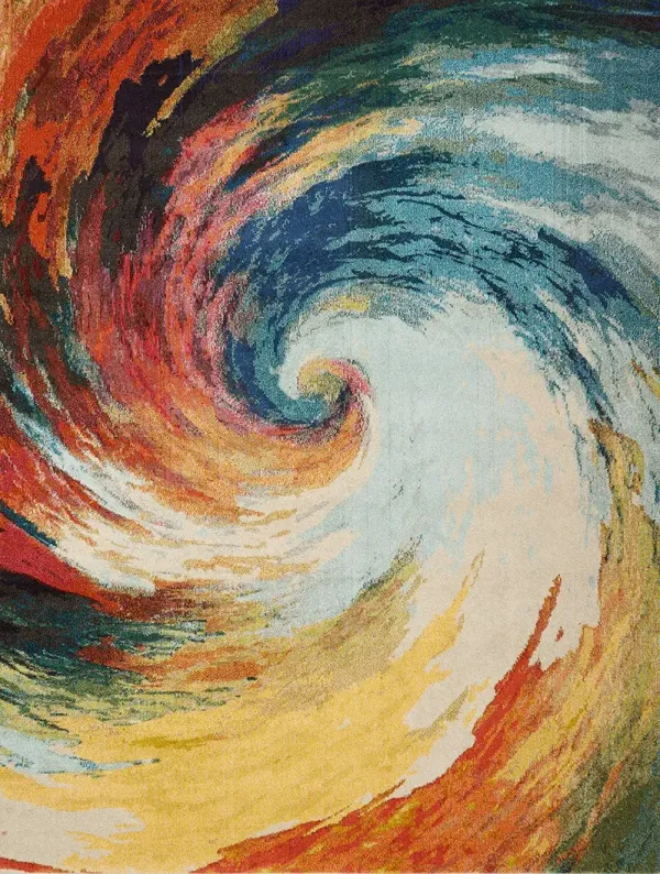 Celestial CES07 Wave 6'7" x 9'7" Rug