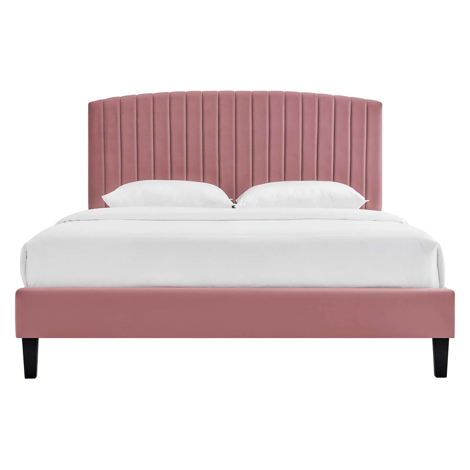 Modway - Alessi Performance Velvet Queen Platform Bed