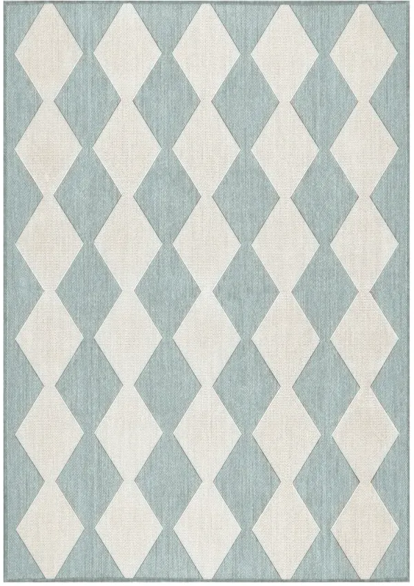 Positano POS04 Aqua 4' x 6' Rug