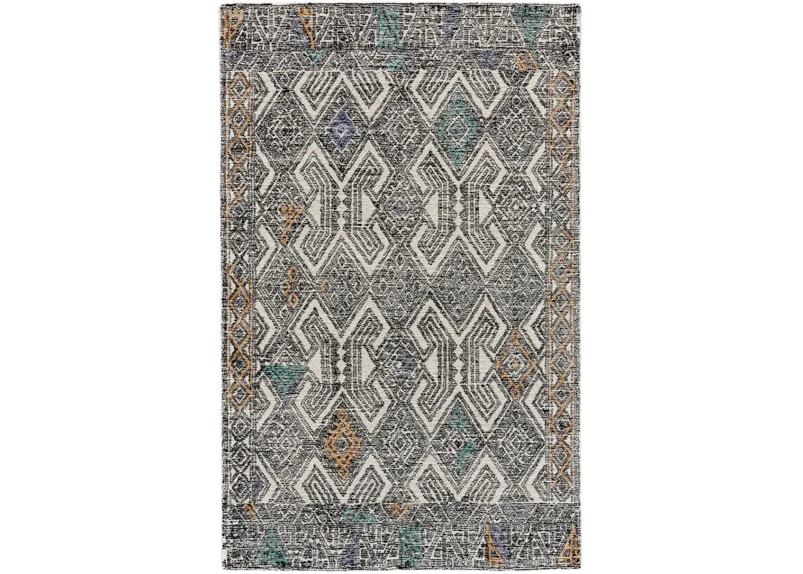 Arazad 8479F Black/Ivory/Green 9'6" x 13'6" Rug