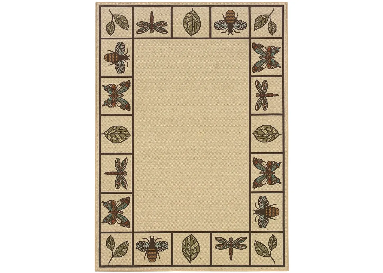 Montego 3'7" x 5'6" Ivory Rug