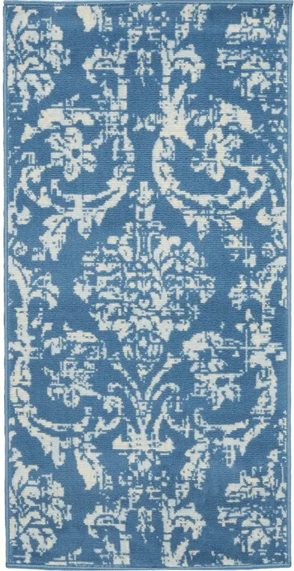 Jubilant JUB09 Blue 2'3" x 7'3" Rug