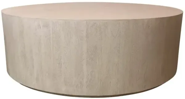 Flagstaff 48 Round Cocktail Table in Stone Natural