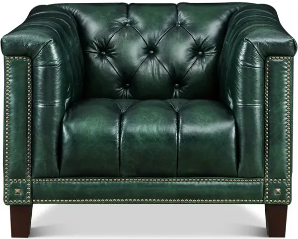 Picadilly 100% Top Grain Leather Chair