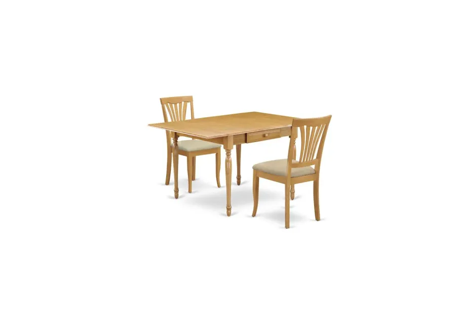 Dining Room Set Oak, MZAV3-OAK-C