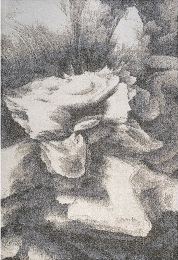 Petalo Abstract Two Tone Modern Area Rug